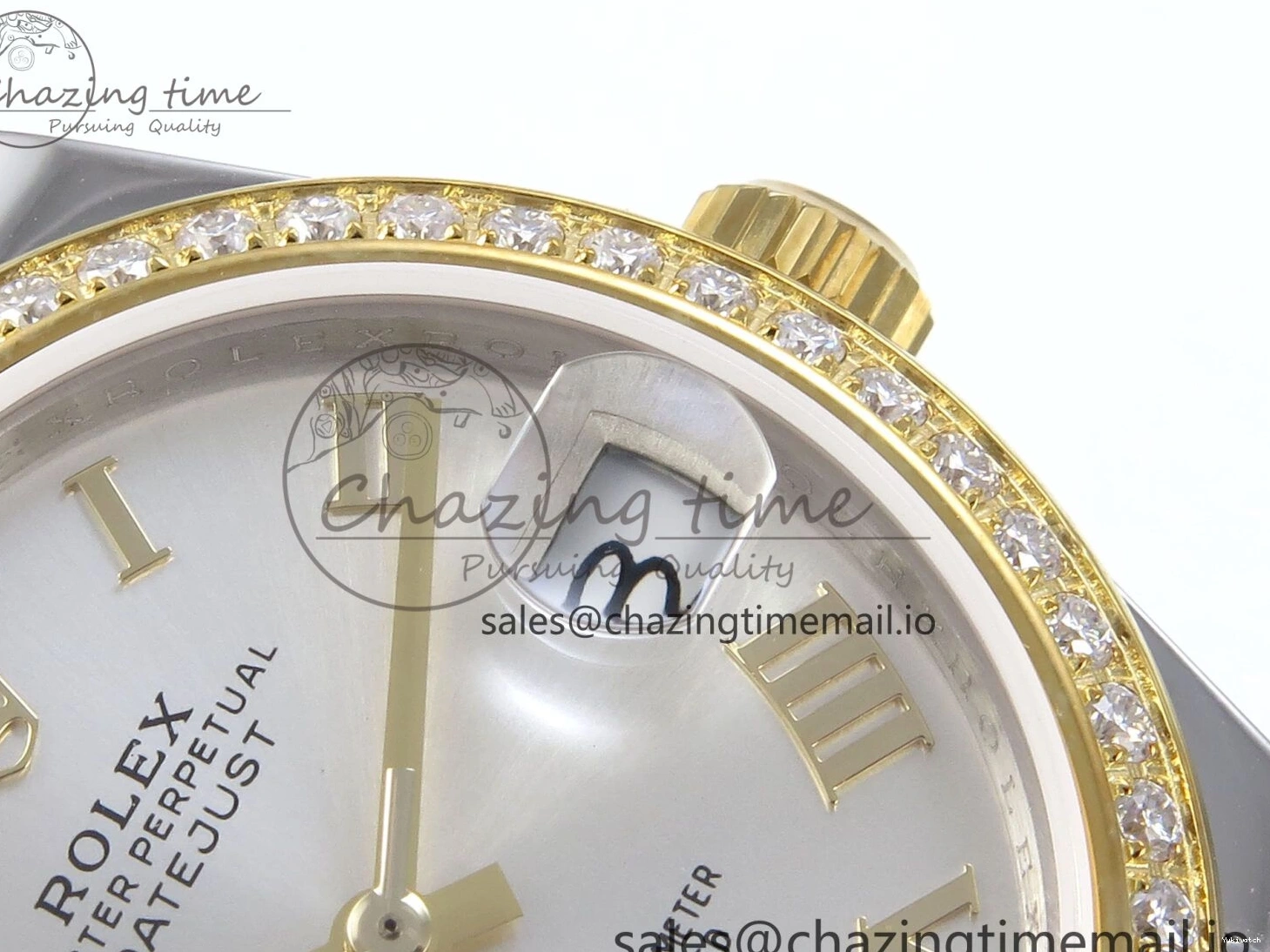JARF DateJust Diamonds Steel Bracelet Silver 1:1 904L Jubilee Edition Roman Dial on 31 YG 278383RBR Best SS HZ2236 0521